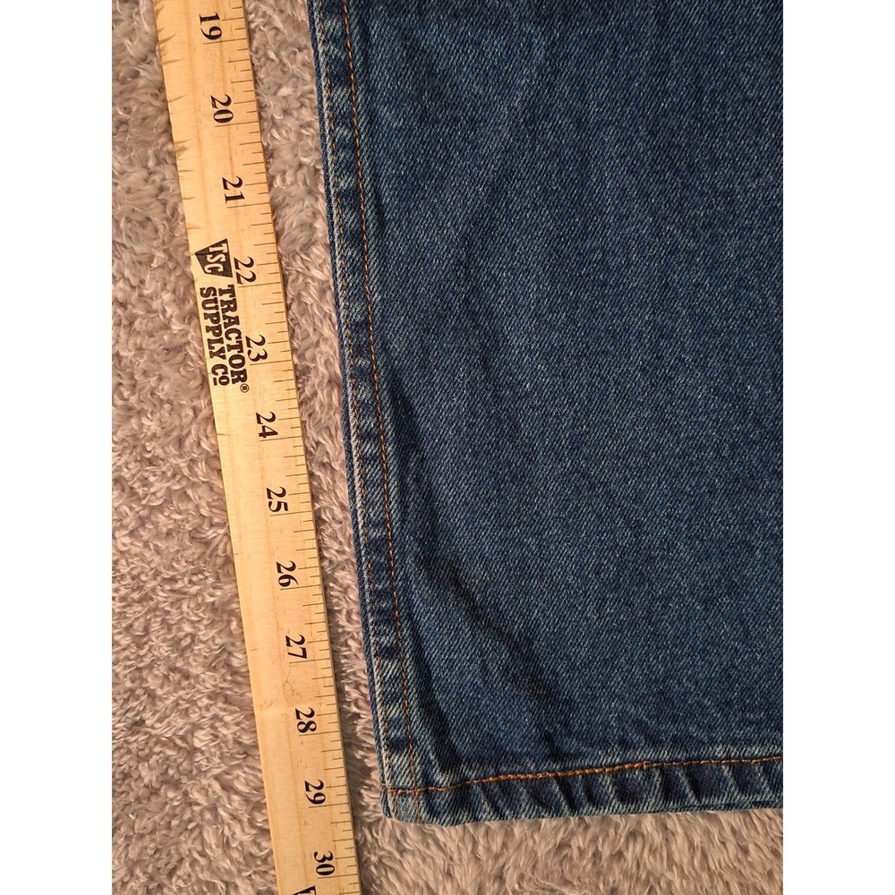 NWT Faded Glory Mens Relaxed Fit Jeans 30x30 Straight Blue Denim Classic Casual - Picture 5 of 11